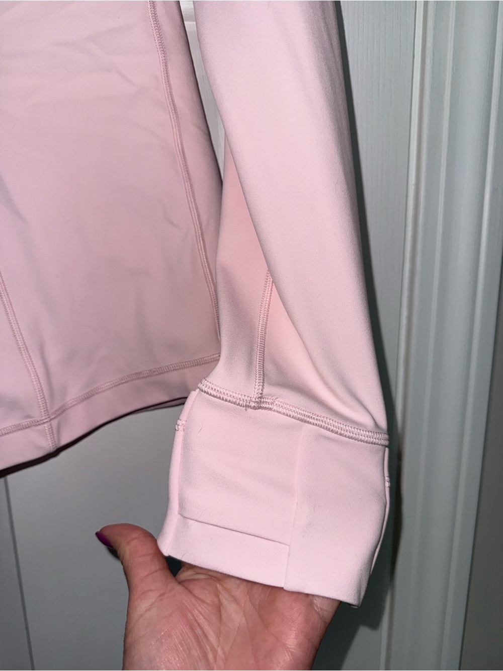 Lululemon Define Jacket size 12 pale pink - Picture 5 of 8